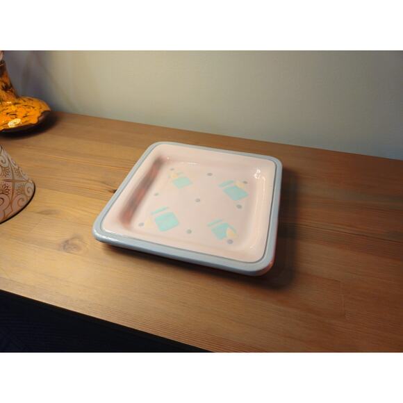 Vintage 90's Pop Ceramic Art Dish Catch All Starship Studios - Picture 1 of 6